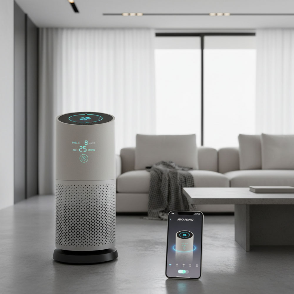 Smart Air Purifier – automatic device for removing allergens and improving home air quality