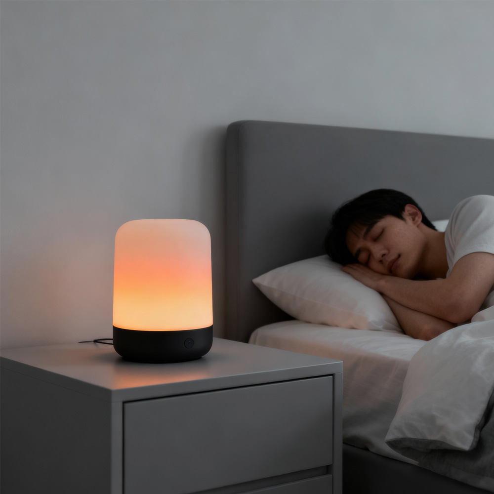 Sleep Tracking Lamp – AI-powered smart home device for sleep monitoring and gentle wake-up